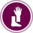 CABOMETYX Hand and foot icon