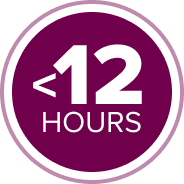 CABOMETYX LESS THAN 12 HOURS icon