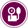 CABOMETYX Blood pressure cuff icon