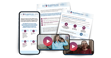 CABOMETYX BE CONNECTED Logo